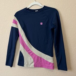 Burton Color Block Ski/Snowboard Long Sleeve, Size Small